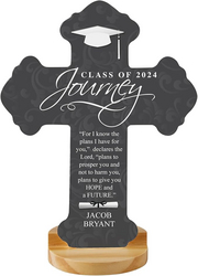 Let's Make Memories Personalized Graduation Prayer Cross - Religious Graduation Gift - Class of 2024 from SKANDA INTERNATIONAL FZ LLE