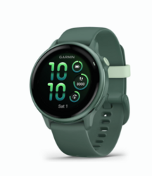 Garmin vívoactive® 6, Health and Fitness GPS Smartwatch, AMOLED Display, Up to 11 Days of Battery, Metallic Jasper Green with Jasper Green Band