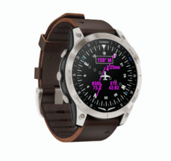 Garmin D2™ Air X10, Touchscreen Aviator Smartwatch with GPS, Aviation Weather, Call and Text, Health and Wellness Features and More, Black