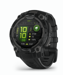 Garmin Instinct® 3 45mm, AMOLED Display, Rugged Outdoor GPS Smartwatch, Metal-Reinforced Bezel, Built-in Flashlight, Up to 18 Days of Battery Life, Black from SKANDA INTERNATIONAL FZ LLE