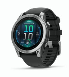 Garmin f?nix® E – 47 mm, AMOLED, Premium Multisport GPS Smartwatch, Long-Lasting Battery Life, Stainless Steel with Black Band from SKANDA INTERNATIONAL FZ LLE