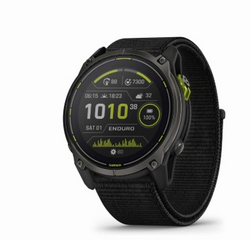 Garmin Enduro™ 3 – 51 mm, Solar, Sapphire, Ultraperformance GPS Smartwatch, Extreme Battery Life, Detailed Mapping, Built-in LED Flashlight, Carbon Gray DLC Titanium with Black UltraFit Nylon Strap from SKANDA INTERNATIONAL FZ LLE