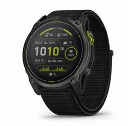 Garmin Enduro™ 3 – 51 mm, Solar, Sapphire, Ultraperformance GPS Smartwatch, Extreme Battery Life, Detailed Mapping, Built-in LED Flashlight, Carbon Gray DLC Titanium with Black UltraFit Nylon Strap from SKANDA INTERNATIONAL FZ LLE