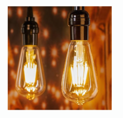 Brightown 12 Pack LED Edison Bulbs, 6W, Equivalent 60W, High Bright 2700K Warm White,750 Lumens, Non-Dimmable, E26 Medium Base ST58 Antique Filament Bulbs with 83+ CRI for Ceiling Fan Bathroom Porch from SKANDA INTERNATIONAL FZ LLE