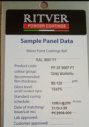 POWDER COATING RAL9007 GREY ALUMINIUM