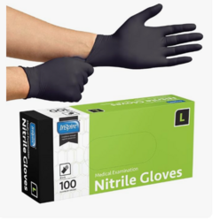 Inspire Black Nitrile Disposable Gloves from SKANDA INTERNATIONAL FZ LLE