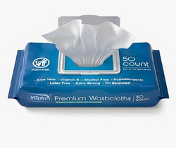 Inspire Adult Wet Wipes, Wash Cloths | Adult Wipes for Incontinence & Cleansing for Elderly, 8"x12" (50 Count (Pack of 1)) from SKANDA INTERNATIONAL FZ LLE