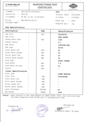 BARITE SPECIFICATION STANDARD TABLE AND SHEET
