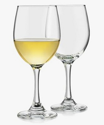 Libbey Classic White Wine Glasses, 14-ounce, Set of 4