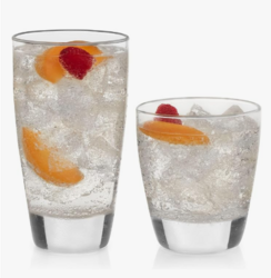 Libbey Classic Rocks and Glass Tumbler Set, Clear, Timeless 16 Piece Glassware Set, Elegant Dishwasher Safe Kitchen Glasses Set for Everyday Use from SKANDA INTERNATIONAL FZ LLE