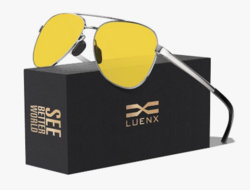 LUENX Aviator Sunglasses for Men Women Polarized - UV400 Protection, Stylish Shades, Driving, Outdoor Activities from SKANDA INTERNATIONAL FZ LLE
