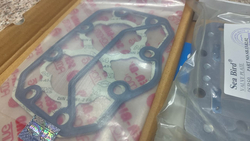 VALVE PLATE WITH GASKET - SEABIRD COMPRESSOR 4SB50 - P/N: SB.13.02.02