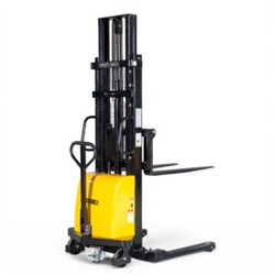 STEERX SEMI ELECTRIC STRADDLE LEG PALLET STACKER Model: SSEPS15-3500A