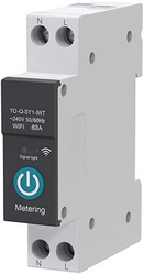 Eacam WiFi Intelligent Circuit Breaker Wireless Remotes Control Switch Mobilephone APP Remotes Viewing Intelligent Home Circuit Breaker Timing Countdown Loop Timing Modes from AVENSIA GROUP