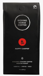 Kicking Horse Happy Camper Ground Coffee, 10 Ounce - Certified Organic, Fairtrade, Kosher Coffee from SKANDA INTERNATIONAL FZ LLE