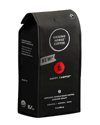 Kicking Horse Happy Camper Whole Bean Coffee, 10 Ounce - Certified Organic, Fairtrade, Kosher Coffee from SKANDA INTERNATIONAL FZ LLE