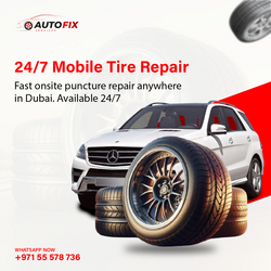 24/7 Mobile Tire Repair Service (Dubai) from AUTO FIX DXB