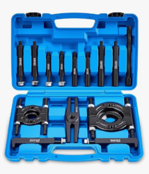 Bearing Puller and Splitter Kit, Separator and Puller Set, Pinion Bearing Puller and Wheel Removal Tool, 5 Ton Capacity Bearing Separator with 2’’ and 3’’ Bearing Separator Jaws, 14Pcs (Blue) from SKANDA INTERNATIONAL FZ LLE