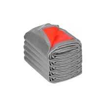 Heavy Duty PE Tarpaulin 200gsm (Orange/Silver)