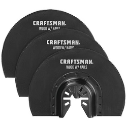 CRAFTSMAN Bi-Metal Oscillating Tool Blade for Wood and Metal, Semicircle, 3 Pack (CMAO113-3) from SKANDA INTERNATIONAL FZ LLE