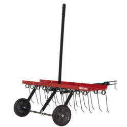 CRAFTSMAN (CMXGZBF7124315), 40-Inch Tow Behind Lawn Dethatcher, 20 Durable Spring Steel Tines Lawn dethatcher, Designed to Pull Behind Lawn and Garden Tractors, Black from SKANDA INTERNATIONAL FZ LLE