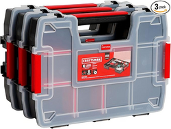 CRAFTSMAN Storage Organizer, Small Parts Organizer, 3-Packs with 10-Compartments, Lid Includes Secure Latch (CMST60964M) from SKANDA INTERNATIONAL FZ LLE