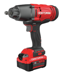 CRAFTSMAN V20 RP 1/2 inch Cordless Impact Wrench Kit, Brushless, 4Ah Battery and Charger Included (CMCF900M1) from SKANDA INTERNATIONAL FZ LLE