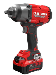 CRAFTSMAN V20 RP Impact Wrench, Cordless, Brushless, High Torque, 1/2 Inch, 4Ah Battery and Charger Included (CMCF940M1) from SKANDA INTERNATIONAL FZ LLE