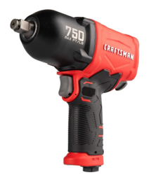CRAFTSMAN 1/2-in 750 ft-lbs Air Impact Wrench, Composite Body, Variable Power Settings, 1/4-in NPT Air Inlet from SKANDA INTERNATIONAL FZ LLE