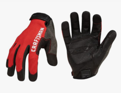 CRAFTSMAN CMMT14199 Touchscreen Compatible Unisex Silicone Grip Mechanic Gloves, Large from SKANDA INTERNATIONAL FZ LLE