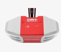 CRAFTSMAN 1/2 HP Smart Garage Door Opener - myQ Smartphone Controlled - Chain Drive, Wireless Keypad Included, Model CMXEOCG472, Red from SKANDA INTERNATIONAL FZ LLE