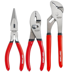 CRAFTSMAN Pliers Set, 3 Piece Set, 6 Inch Long Nose, 6 Inch Slip Joint, 8 Inch Groove Joint (CMHT84103R) from SKANDA INTERNATIONAL FZ LLE
