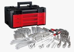 Craftsman 262-Piece Mechanic Tool Set with 3-Drawer VERSASTACK Box, SAE and Metric Socket Set, Car and Motorcycle Tool Kit with Combination Wrenches and Spark Plug Sockets (CMMT45309) from SKANDA INTERNATIONAL FZ LLE