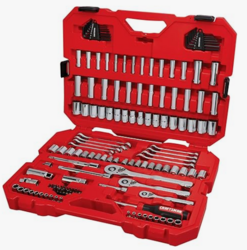 CRAFTSMAN Mechanic Tool Set 135 Pcs, 1/4, 1/2 and 3/8 Inch Drive SAE and Metric Socket Wrench Set with Case (CMMT12124) from SKANDA INTERNATIONAL FZ LLE