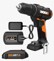 Worx WX108L 20V 1/2" Cordless Drill Driver Power Share - (Batteries & Charger Included) from SKANDA INTERNATIONAL FZ LLE