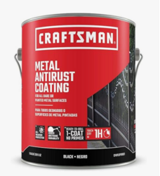 CRAFTSMAN Metal Antirust Coating in Black Semi- ...