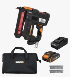 Worx Nitro 20V Cordless 18-Gauge Narrow Crown Stapler, Cordless Staple Gun Fires Up to 80 Staples/Min, Battery Powered Staple Gun with Tool-Free Jam Release WX844L – Battery & Charger Included from SKANDA INTERNATIONAL FZ LLE
