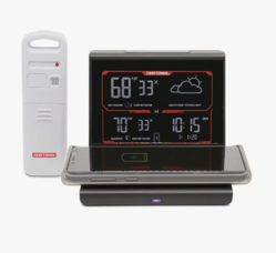CRAFTSMAN Weather Forecaster with Wireless Chargin ...