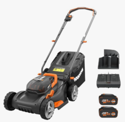 WORX 40V 17" Cordless Lawn Mower for Small Yards, 2-in-1 Electric Mower Cuts Quiet, Compact & Lightweight from SKANDA INTERNATIONAL FZ LLE