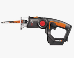 WORX Cordless Reciprocating Saw&Jigsaw, 20V ¾" 2-in-1 Saw, ¾" Stroke Length, 2-in-1 functions, 4 Blades for Different Materials, Compact&Lightweight Design, Tool Only, PowerShare from SKANDA INTERNATIONAL FZ LLE
