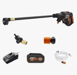 Worx Nitro?Hydroshot?20V 710PSI Light-Duty?Electric Pressure Washer?with Brushless Motor Cordless, Lightweight, 5-in-1?Portable Power Cleaner, Power Share Compatible – Battery & Charger Included from SKANDA INTERNATIONAL FZ LLE
