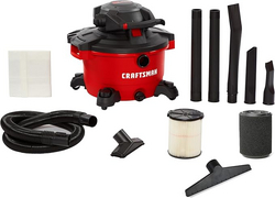 Craftsman CMXEVBE17606 12 Gallon 6 Peak HP Wet/Dry Vac with Detachable Leaf Blower, Portable Shop Vacuum with Attachments, Wet Filter and Wet Nozzle from SKANDA INTERNATIONAL FZ LLE