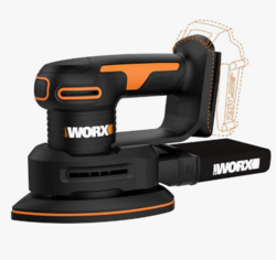 Worx WX822L.9 20V Power Share Cordless Detail Sander (Tool Only) from SKANDA INTERNATIONAL FZ LLE
