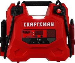 CRAFTSMAN 1000A Car Battery Jump Starter and Portable Power Station, 3-in-1 Solution, 12V DC and 2.4A USB Charging, for 12V Automotive, Marine, and Power Sport Batteries, CMXCESM281 from SKANDA INTERNATIONAL FZ LLE