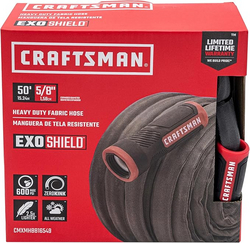 CRAFTSMAN ExoShield Heavy-Duty Fabric Hose - Industrial-Grade Lightweight Garden Hose, 50 Feet x 5/8 Inch from SKANDA INTERNATIONAL FZ LLE