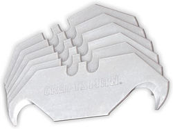 CRAFTSMAN Utility Knife Razor Blade, Carbon Steel, 3/4-in., 5-Pack (CMHT11146) from SKANDA INTERNATIONAL FZ LLE