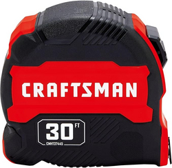 CRAFTSMAN 30-ft Tape Measure with Fraction Markings, Retractable (CMHT37445S) from SKANDA INTERNATIONAL FZ LLE