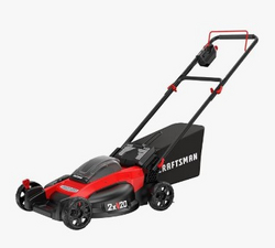 CRAFTSMAN V20 Lawn Mower, Push Mower, Lightweight and Portable, Grass Bag, Battery and Charger Included (CMCMW220P2) from SKANDA INTERNATIONAL FZ LLE