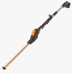 WORX WG252.9 20" 20V Cordless Hedge Trimmer, Pole Hedge Trimmer Reaches up to 12 Inches with Extended Pole, Electric Bush Trimmer with 180° Rotation Head, Battery & Charger Not Included from SKANDA INTERNATIONAL FZ LLE