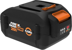WORX WA3012 20V Power Share PRO 4.0Ah Lithium-Ion High-Capacity Battery, Black and Orange from SKANDA INTERNATIONAL FZ LLE